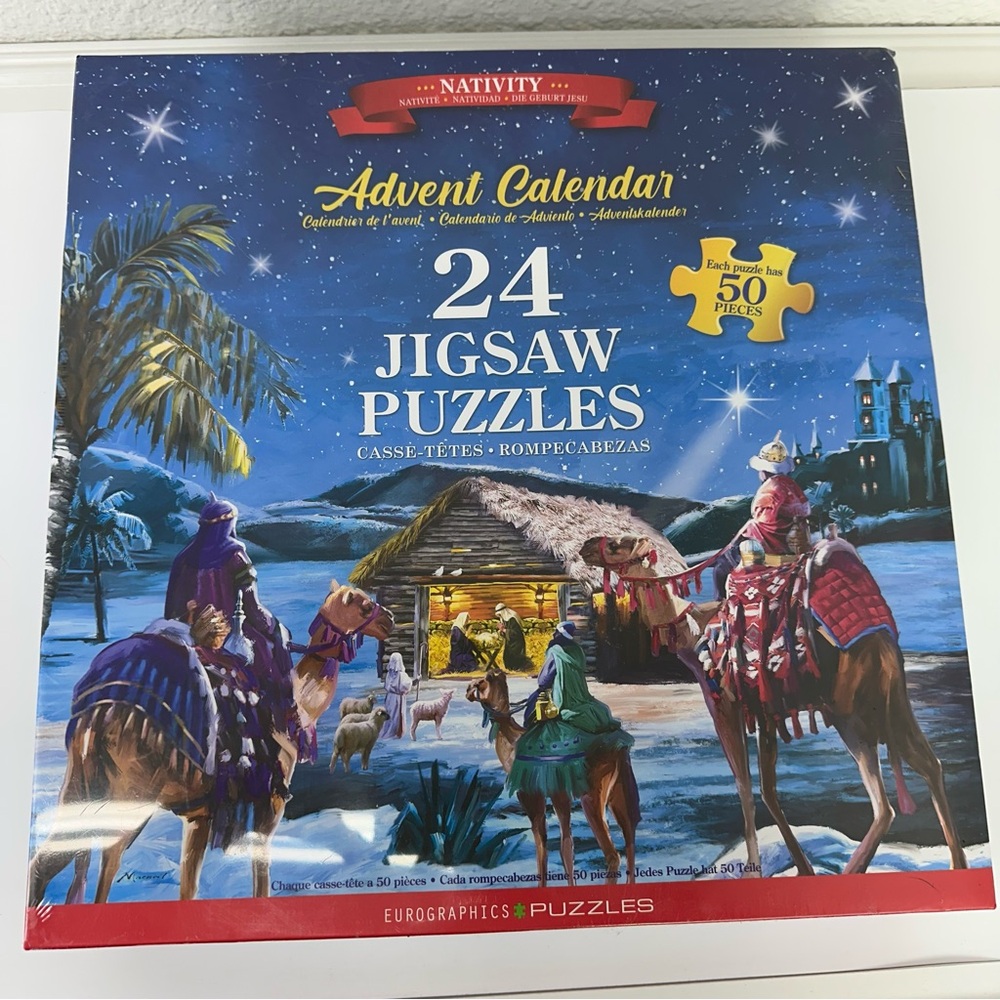 Nativity Advent Calendar: 24 Jigsaw Puzzles new
Christmas gift